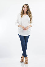 Load image into Gallery viewer, , SI-14448 PLUS SIZE Scoop neck dolman top
