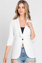 Load image into Gallery viewer, CWOBL102_Long Sleeve Stretch Open Front Blazer Jacket