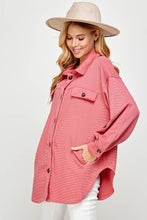 Load image into Gallery viewer, Outdoor Chic Women's Waffle Scuba Shacket 5202IJK