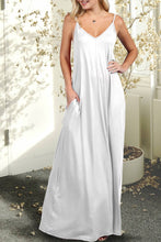 Load image into Gallery viewer, AWDMD280_SPAGHETTI STRAP KNIT MAXI DRESS