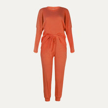 Load image into Gallery viewer, Chic And Cozy Ribbed Two-Piece Loungewear Set