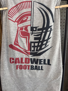 Caldwell Football Helmet/Face Tee