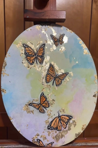 Butterfly Dust Painting