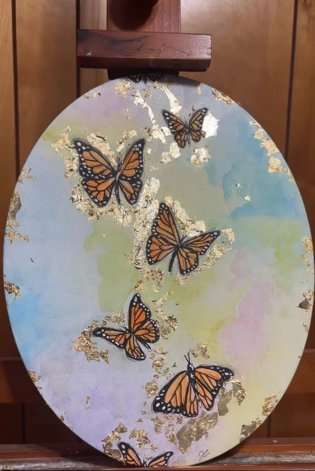 Butterfly Dust Painting