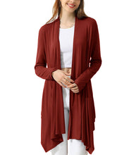 Load image into Gallery viewer, Long Sleeve Casual Open Front Long Cardigan