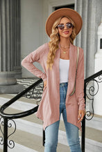 Load image into Gallery viewer, CWOCAL2125_LONG SLEEVE KNIT CARDIGAN WITHOUT BUTTON SHORT