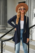 Load image into Gallery viewer, CWOCAL2125_LONG SLEEVE KNIT CARDIGAN WITHOUT BUTTON SHORT