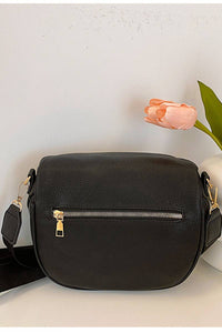 ..SI-26490 Vegan Leather Multi Pocket Crossbody Bag