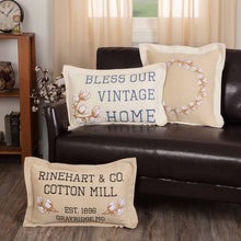 Load image into Gallery viewer, Ashmont Bless Our Vintage Home Pillow 14x22