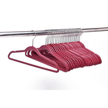 Load image into Gallery viewer, PL036 - 13.5&quot; Kids Plastic Shirt Hangers - Raspberry