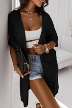 Load image into Gallery viewer, CWOCAS0053_AUTUMN SOLID COLOR SHORT SLEEVE LOOSE CARDIGAN