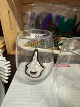 Load image into Gallery viewer, Stemless Wine Glass - Hand Painted by Messy Jessy