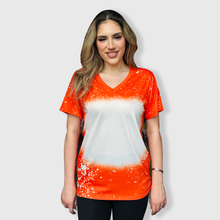 Load image into Gallery viewer, V-Neck FAUX Bleached Tees