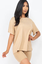 Load image into Gallery viewer, Loose Fit Top &amp; Bike Shorts Set