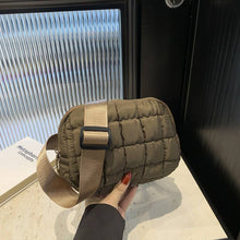 Load image into Gallery viewer, PUFFER QUILTED SLING BAG FANNY BAG BELT BUM BAG | 40P546