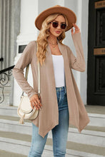 Load image into Gallery viewer, CWOCAL2125_LONG SLEEVE KNIT CARDIGAN WITHOUT BUTTON SHORT