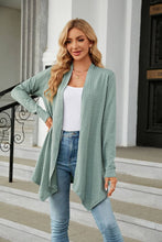 Load image into Gallery viewer, CWOCAL2125_LONG SLEEVE KNIT CARDIGAN WITHOUT BUTTON SHORT
