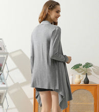 Load image into Gallery viewer, Long Sleeve Casual Open Front Long Cardigan