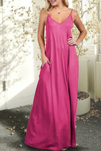 Load image into Gallery viewer, AWDMD280_SPAGHETTI STRAP KNIT MAXI DRESS