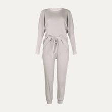 Load image into Gallery viewer, Chic And Cozy Ribbed Two-Piece Loungewear Set