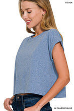 Load image into Gallery viewer, Cotton Folded Sleeve Top