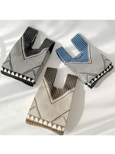 Load image into Gallery viewer, Cosbai - Classic Minimalist Striped Knit Handbag