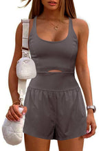 Load image into Gallery viewer, Athletic Cutout Romper