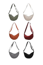 Load image into Gallery viewer, Round Mini Crescent Crossbody Shoulder Bag