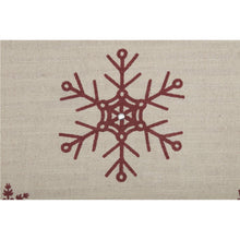 Load image into Gallery viewer, Market Place Natural Snowflake Pillow Cover 20Lx12W