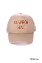 Load image into Gallery viewer, The Cowboy Hat Baseball Mesh Cap