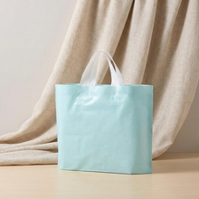 Load image into Gallery viewer, Tiffany blue PVC gift bag with white handle