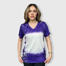 Load image into Gallery viewer, V-Neck FAUX Bleached Tees