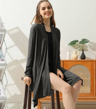 Load image into Gallery viewer, Long Sleeve Casual Open Front Long Cardigan
