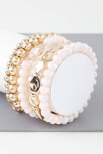 Load image into Gallery viewer, Beaded Clover Accent Jewelry Set Bracelet