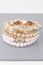 Load image into Gallery viewer, Beaded Clover Accent Jewelry Set Bracelet