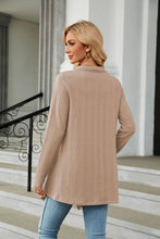 Load image into Gallery viewer, CWOCAL2125_LONG SLEEVE KNIT CARDIGAN WITHOUT BUTTON SHORT