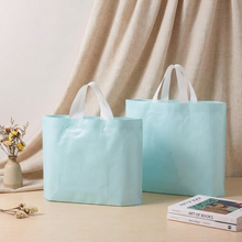 Load image into Gallery viewer, Tiffany blue PVC gift bag with white handle