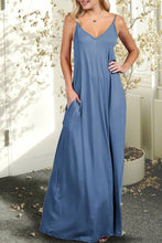 Load image into Gallery viewer, AWDMD280_SPAGHETTI STRAP KNIT MAXI DRESS