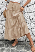 Load image into Gallery viewer, CWBLS0503_SUMMER A-LINE PLEATED PATCHWORK SKIRT