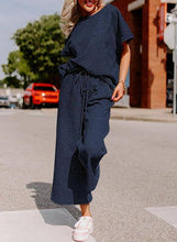 Load image into Gallery viewer, Comfy Textured Top Wide-Leg Pant Set 13 Colors