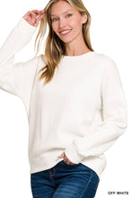 Load image into Gallery viewer, Fleece Drop Shoulder Sweatshirts