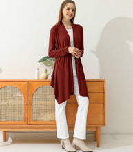 Load image into Gallery viewer, Long Sleeve Casual Open Front Long Cardigan