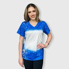 Load image into Gallery viewer, V-Neck FAUX Bleached Tees