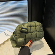 Load image into Gallery viewer, PUFFER QUILTED SLING BAG FANNY BAG BELT BUM BAG | 40P546