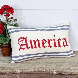 Doylestown America Pillow Cover 20Lx12W