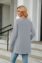 Load image into Gallery viewer, CWOCAL2125_LONG SLEEVE KNIT CARDIGAN WITHOUT BUTTON SHORT