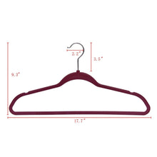 Load image into Gallery viewer, PL025 - Plastic Shirt Hangers Heavy Duty - Raspberry - 200