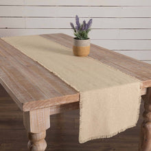 Load image into Gallery viewer, Burlap Vintage Runner Fringed 13x72