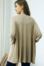 Load image into Gallery viewer, Long Sleeve Casual Open Front Long Cardigan