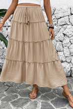 Load image into Gallery viewer, CWBLS0503_SUMMER A-LINE PLEATED PATCHWORK SKIRT